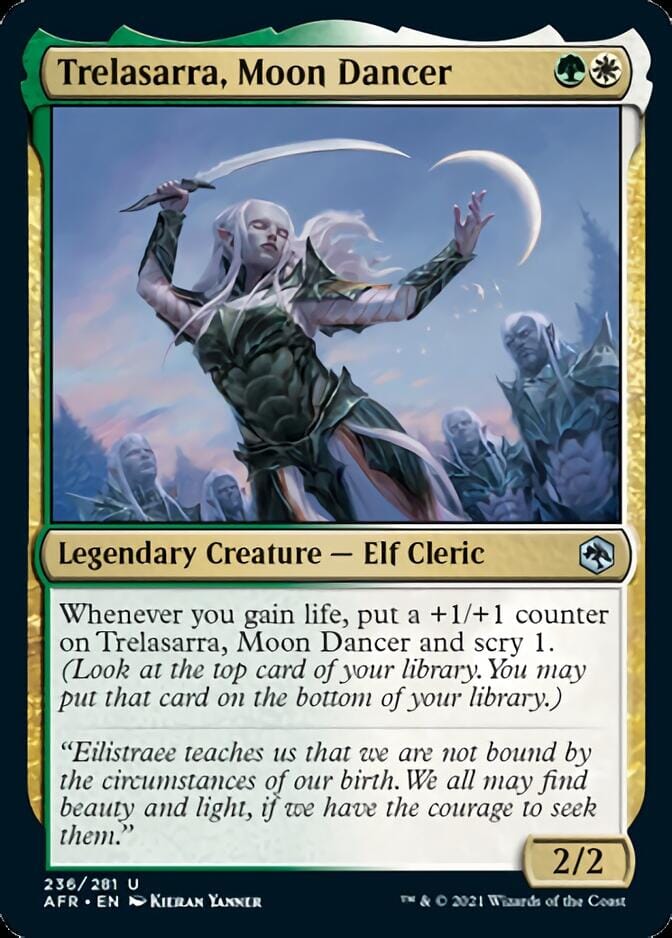 Trelasarra, Moon Dancer [Dungeons & Dragons: Adventures in the Forgotten Realms] MTG Single Magic: The Gathering  | Multizone: Comics And Games