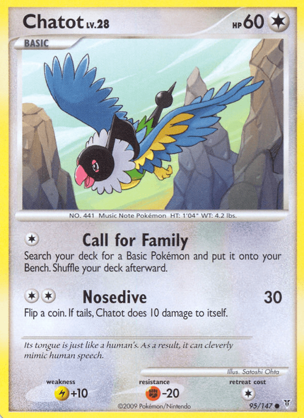 Chatot (95/147) [Platinum: Supreme Victors] Pokemon Single Pokémon  | Multizone: Comics And Games