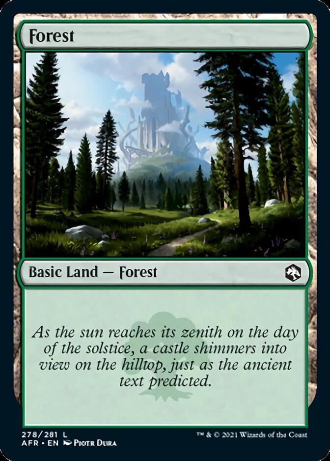 Forest (278) [Dungeons & Dragons: Adventures in the Forgotten Realms] MTG Single Magic: The Gathering  | Multizone: Comics And Games