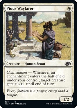 Pious Wayfarer [Jumpstart 2022] MTG Single Magic: The Gathering  | Multizone: Comics And Games