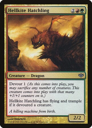 Hellkite Hatchling [Conflux] MTG Single Magic: The Gathering  | Multizone: Comics And Games