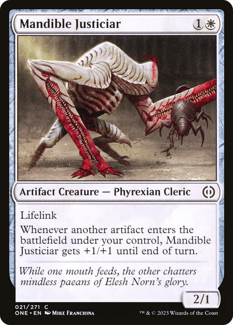 Mandible Justiciar [Phyrexia: All Will Be One] MTG Single Magic: The Gathering  | Multizone: Comics And Games