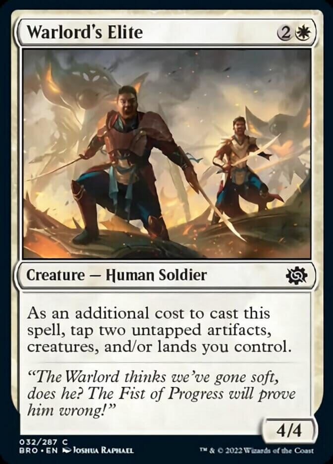 Warlord's Elite [The Brothers' War] MTG Single Magic: The Gathering  | Multizone: Comics And Games