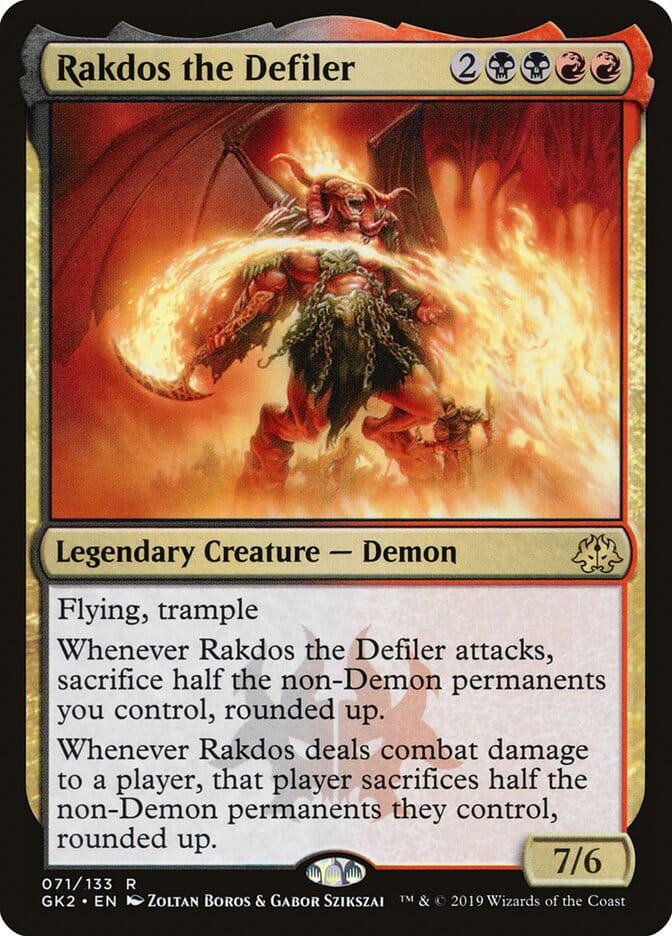 Rakdos the Defiler [Ravnica Allegiance Guild Kit] MTG Single Magic: The Gathering  | Multizone: Comics And Games