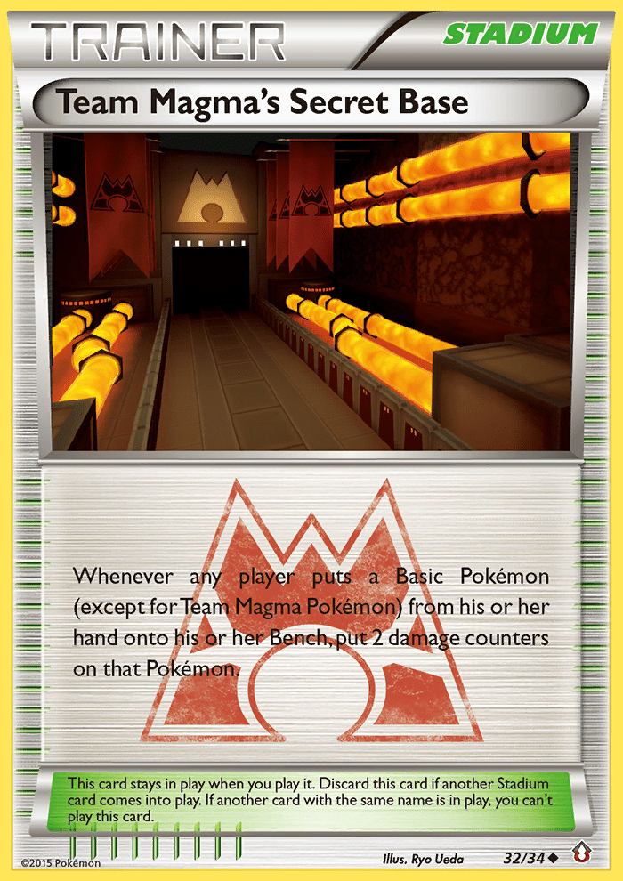 Team Magma's Secret Base (32/34) [XY: Double Crisis] Pokemon Single Pokémon  | Multizone: Comics And Games