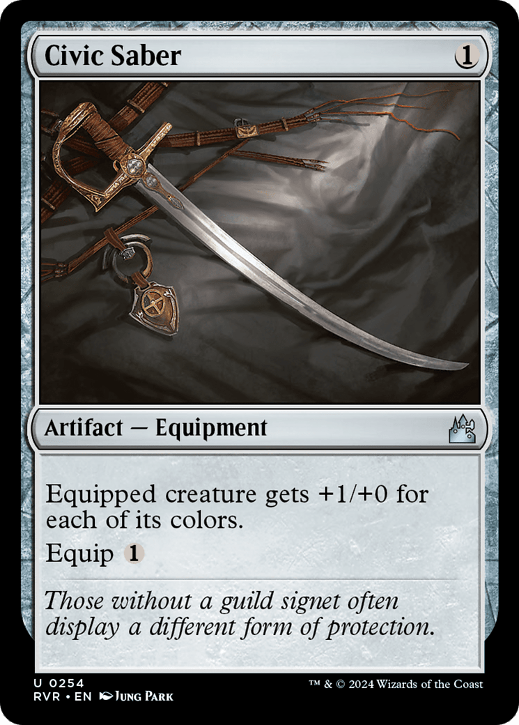 Civic Saber [Ravnica Remastered] MTG Single Magic: The Gathering  | Multizone: Comics And Games
