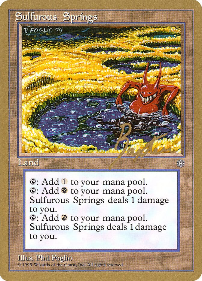 Sulfurous Springs (George Baxter) [Pro Tour Collector Set] MTG Single Magic: The Gathering  | Multizone: Comics And Games