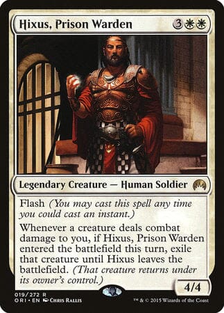 Hixus, Prison Warden [Magic Origins] MTG Single Magic: The Gathering  | Multizone: Comics And Games