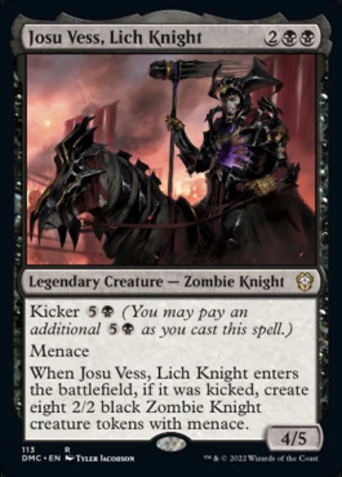 Josu Vess, Lich Knight [Dominaria United Commander] | Multizone: Comics And Games