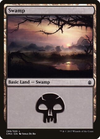 Swamp (299) [Commander Anthology] MTG Single Magic: The Gathering  | Multizone: Comics And Games