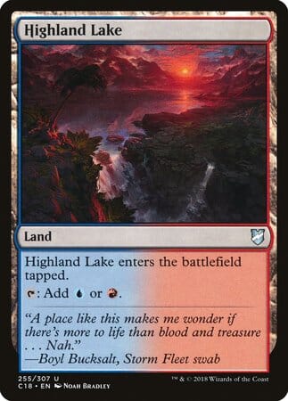 Highland Lake [Commander 2018] MTG Single Magic: The Gathering  | Multizone: Comics And Games