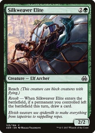 Silkweaver Elite [Aether Revolt] MTG Single Magic: The Gathering  | Multizone: Comics And Games