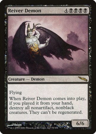 Reiver Demon [Mirrodin] MTG Single Magic: The Gathering  | Multizone: Comics And Games