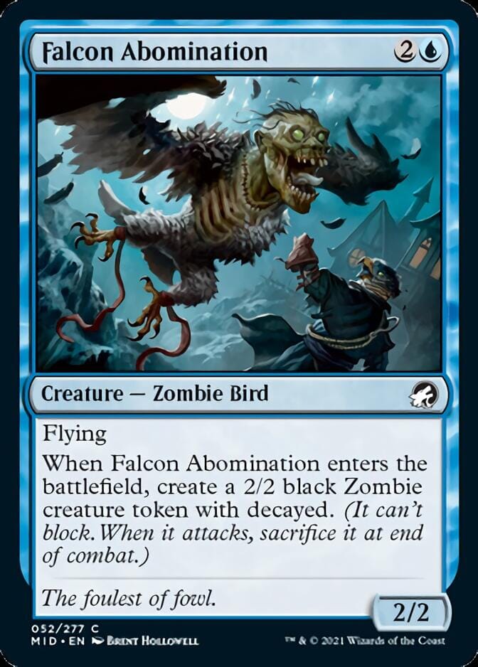 Falcon Abomination [Innistrad: Midnight Hunt] MTG Single Magic: The Gathering  | Multizone: Comics And Games