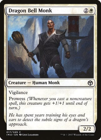 Dragon Bell Monk [Iconic Masters] MTG Single Magic: The Gathering  | Multizone: Comics And Games