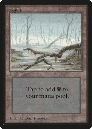 Swamp (A) [Limited Edition Beta] MTG Single Magic: The Gathering  | Multizone: Comics And Games