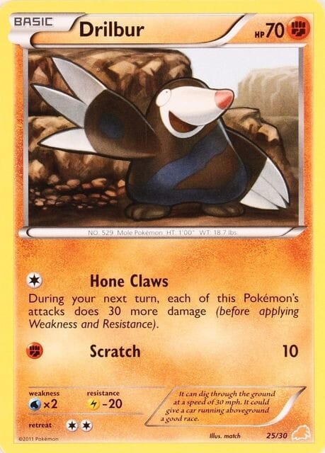 Drilbur (25/30) [Black & White: Trainer Kit - Excadrill] Pokemon Single Pokémon  | Multizone: Comics And Games
