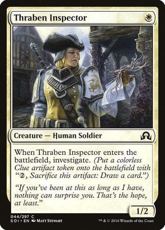 Thraben Inspector [Shadows over Innistrad] MTG Single Magic: The Gathering  | Multizone: Comics And Games