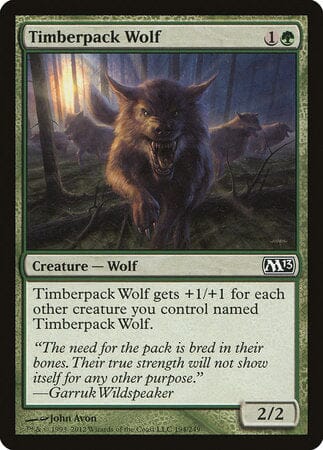 Timberpack Wolf [Magic 2013] MTG Single Magic: The Gathering  | Multizone: Comics And Games