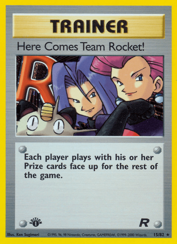 Here Comes Team Rocket! (15/82) [Team Rocket 1st Edition] Pokemon Single Pokémon  | Multizone: Comics And Games