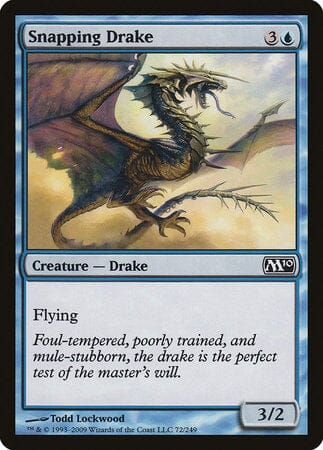Snapping Drake [Magic 2010] MTG Single Magic: The Gathering  | Multizone: Comics And Games