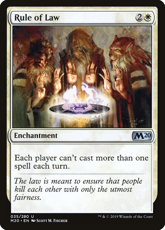 Rule of Law [Core Set 2020] MTG Single Magic: The Gathering  | Multizone: Comics And Games