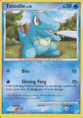 Totodile (8/12) [Diamond & Pearl: Trainer Kit - Manaphy] Pokemon Single Pokémon  | Multizone: Comics And Games