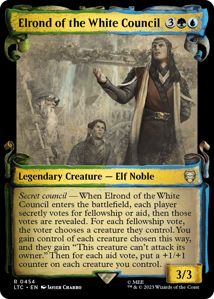 Elrond of the White Council [The Lord of the Rings: Tales of Middle-Earth Commander Showcase Scrolls] | Multizone: Comics And Games