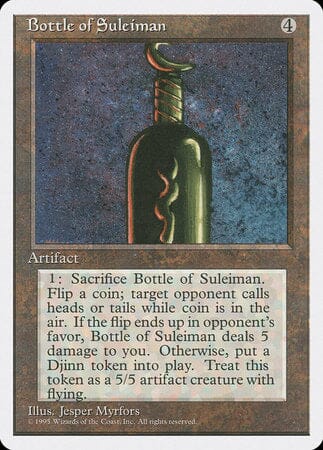 Bottle of Suleiman [Fourth Edition] MTG Single Magic: The Gathering  | Multizone: Comics And Games