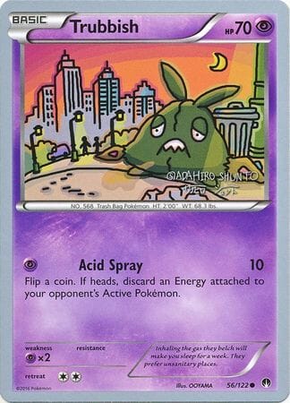 Trubbish (56/122) (Black Dragon - Shuntu Sadahiro) [World Championships 2016] Pokemon Single Pokémon  | Multizone: Comics And Games