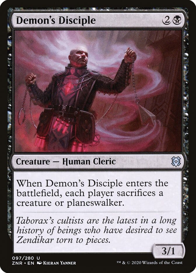 Demon's Disciple [Zendikar Rising] MTG Single Magic: The Gathering  | Multizone: Comics And Games