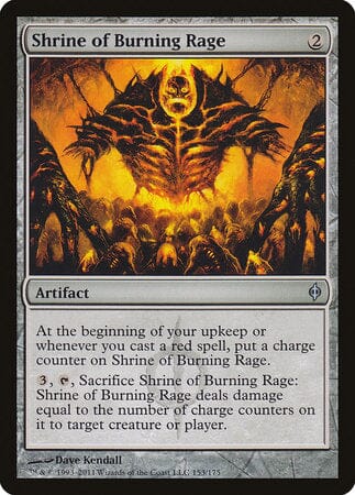 Shrine of Burning Rage [New Phyrexia] MTG Single Magic: The Gathering  | Multizone: Comics And Games