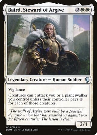 Baird, Steward of Argive [Dominaria] MTG Single Magic: The Gathering  | Multizone: Comics And Games