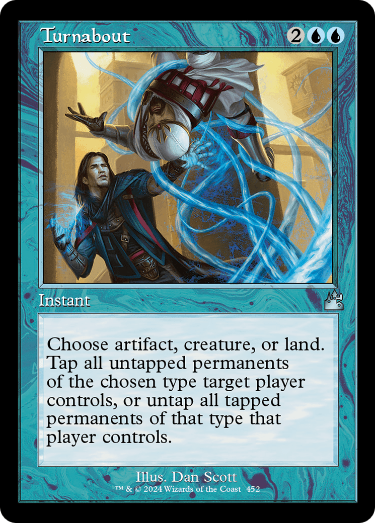 Turnabout (Retro Frame) [Ravnica Remastered] MTG Single Magic: The Gathering  | Multizone: Comics And Games