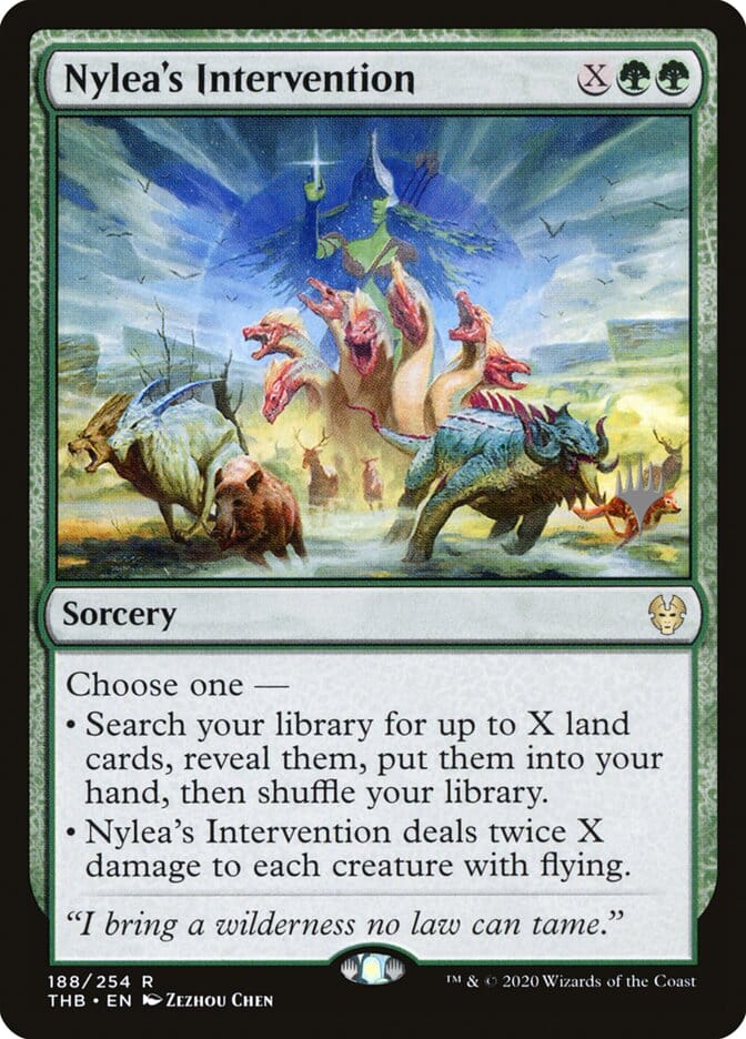 Nylea's Intervention (Promo Pack) [Theros Beyond Death Promos] MTG Single Magic: The Gathering  | Multizone: Comics And Games
