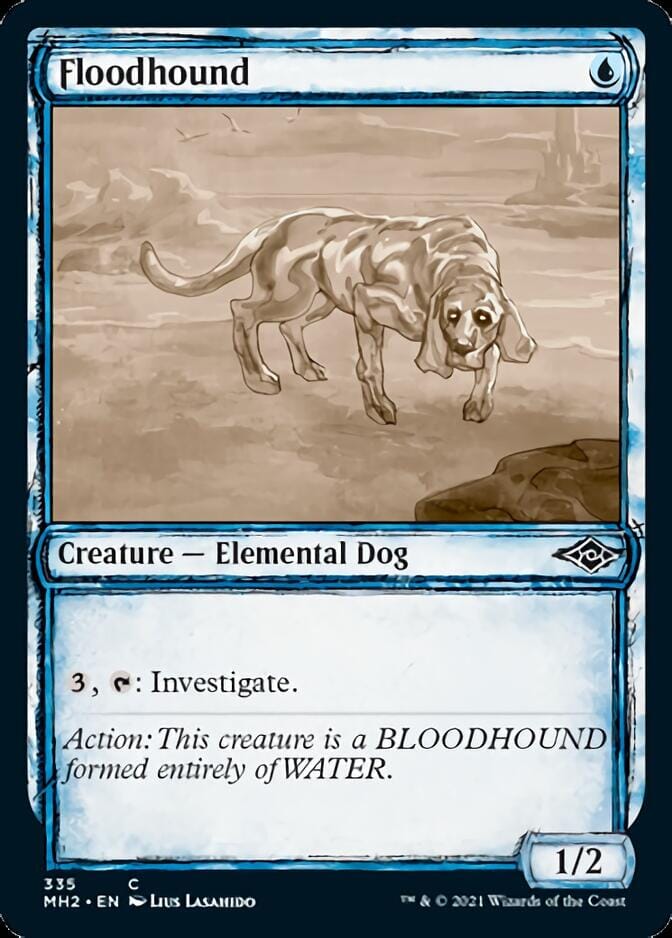 Floodhound (Sketch) [Modern Horizons 2] MTG Single Magic: The Gathering  | Multizone: Comics And Games