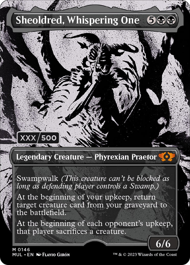 Sheoldred, Whispering One (Serialized) [Multiverse Legends] MTG Single Magic: The Gathering  | Multizone: Comics And Games