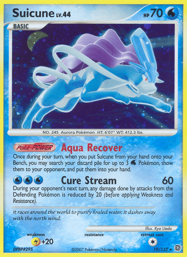 Suicune (19/132) [Diamond & Pearl: Secret Wonders] Pokemon Single Pokémon  | Multizone: Comics And Games