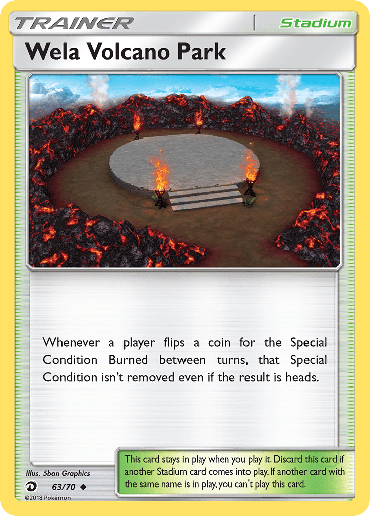 Wela Volcano Park (63/70) [Sun & Moon: Dragon Majesty] Pokemon Single Pokémon  | Multizone: Comics And Games