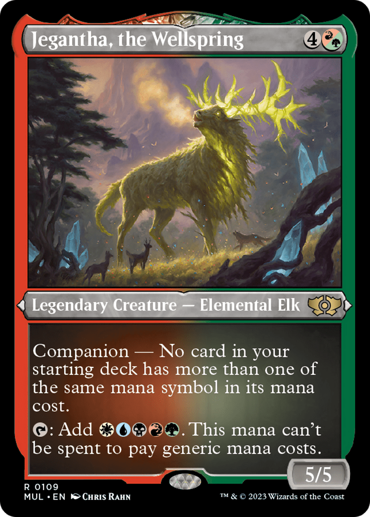 Jegantha, the Wellspring (Foil Etched) [Multiverse Legends] MTG Single Magic: The Gathering  | Multizone: Comics And Games