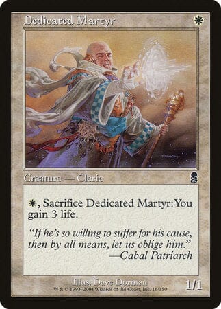 Dedicated Martyr [Odyssey] MTG Single Magic: The Gathering  | Multizone: Comics And Games