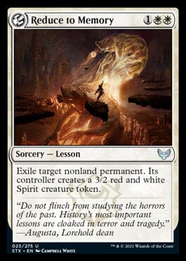 Reduce to Memory [Strixhaven: School of Mages] MTG Single Magic: The Gathering  | Multizone: Comics And Games