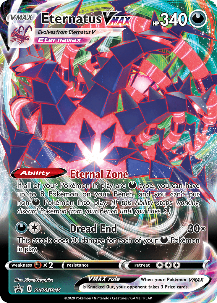 Eternatus VMAX (SWSH045) (Jumbo Card) [Sword & Shield: Black Star Promos] Pokemon Single Pokémon  | Multizone: Comics And Games
