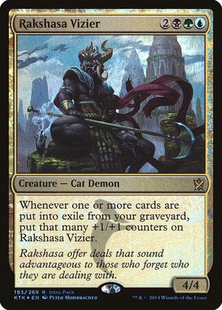 Rakshasa Vizier [Khans of Tarkir Promos] MTG Single Magic: The Gathering  | Multizone: Comics And Games