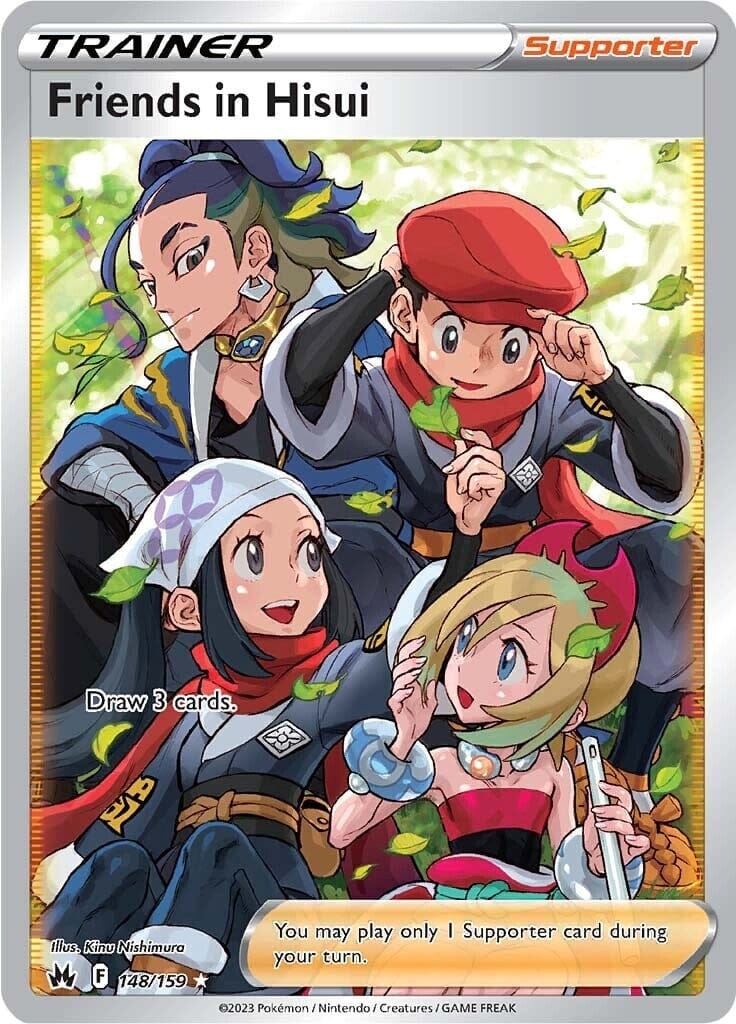 Friends in Hisui (148/159) (Full Art) [Sword & Shield: Crown Zenith] Pokemon Single Pokémon  | Multizone: Comics And Games