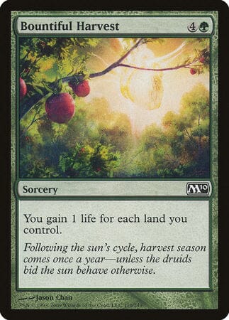 Bountiful Harvest [Magic 2010] MTG Single Magic: The Gathering  | Multizone: Comics And Games