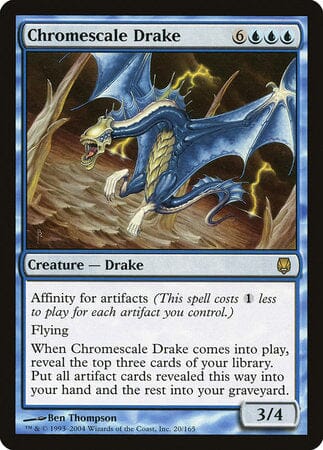 Chromescale Drake [Darksteel] MTG Single Magic: The Gathering  | Multizone: Comics And Games