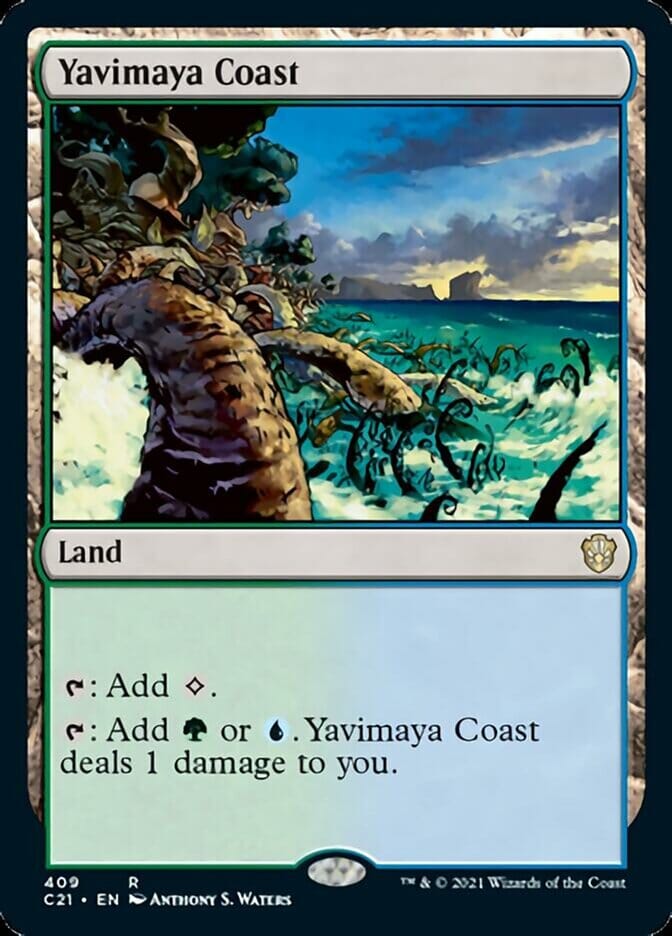 Yavimaya Coast [Commander 2021] MTG Single Magic: The Gathering  | Multizone: Comics And Games