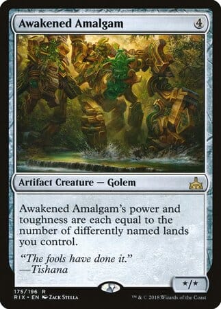 Awakened Amalgam [Rivals of Ixalan] MTG Single Magic: The Gathering  | Multizone: Comics And Games