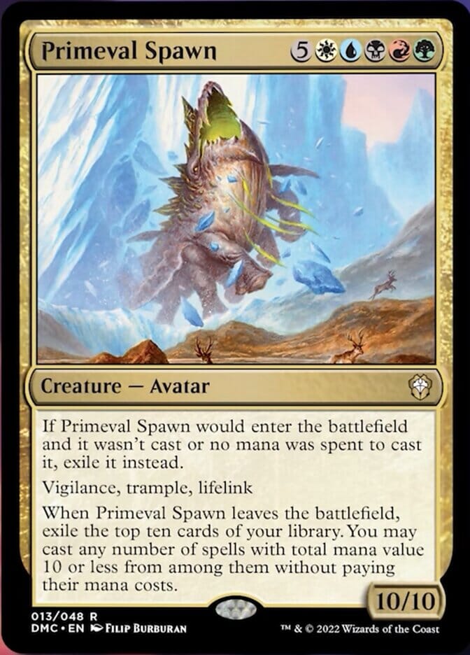 Primeval Spawn [Dominaria United Commander] MTG Single Magic: The Gathering  | Multizone: Comics And Games